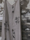 Mutedance 25 Spring/Summer Linen/Silk Printed Long Skirt MD-MD25SS116-GREY MD25SS113